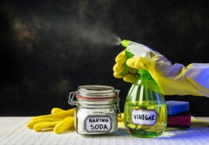 baking soda and vinegar supplies