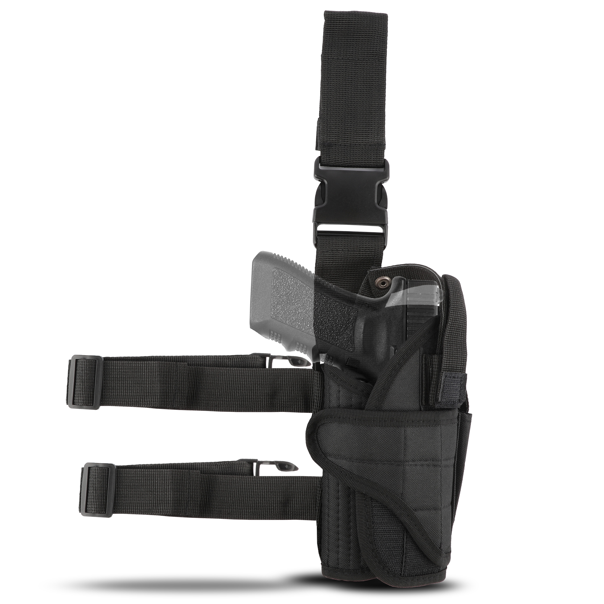 Adjustable Leg Holster, Black Tactical Thigh Holster for Pistols, Drop –  EveryMarket