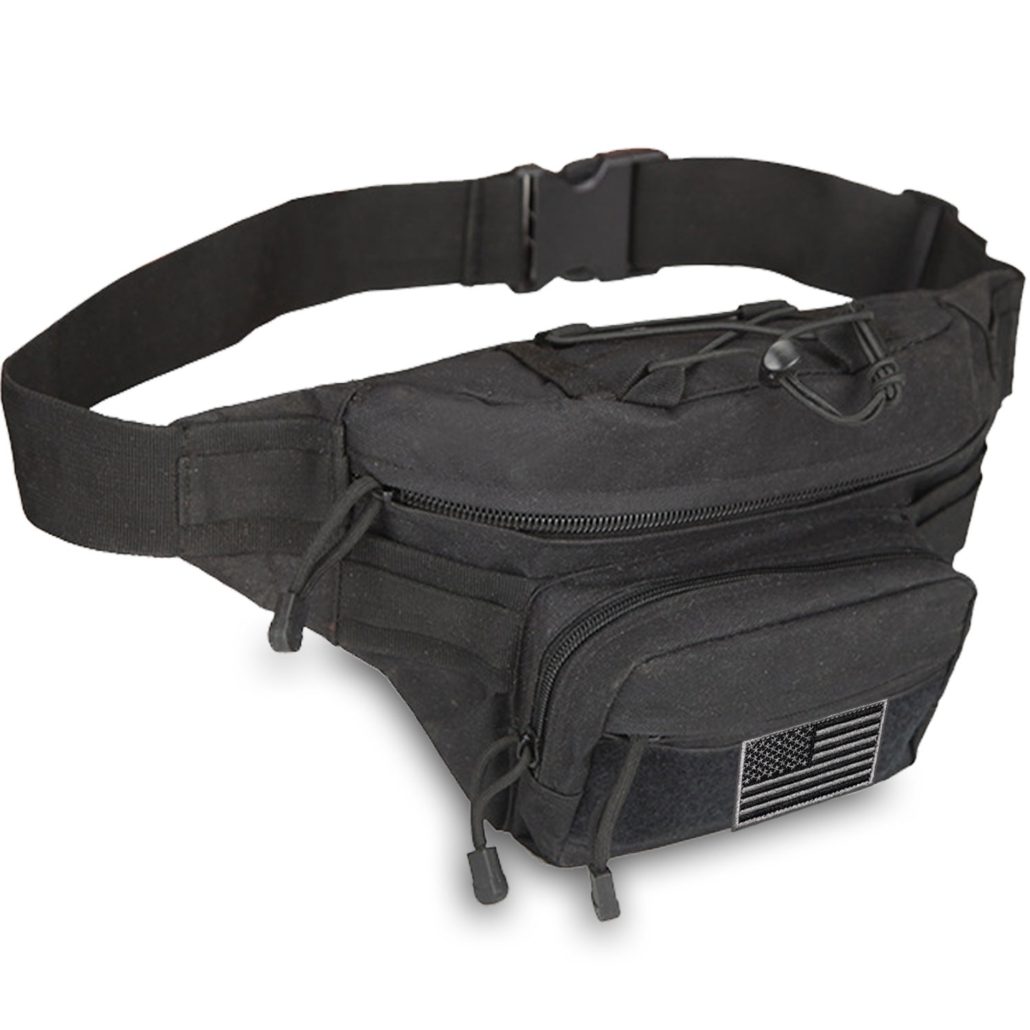 EDC Tactical Fanny Pack | Best Military Hunting Waist Bag - EcoGear FX
