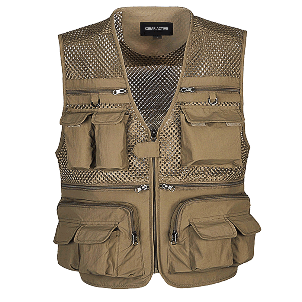 Light Weight Fly Fishing & Hunting Vest 14 Pockets