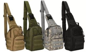 mens tactical shoulder sling bag