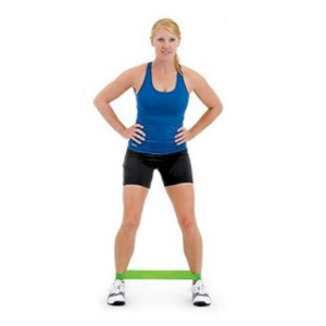 resistance bands lateral walk