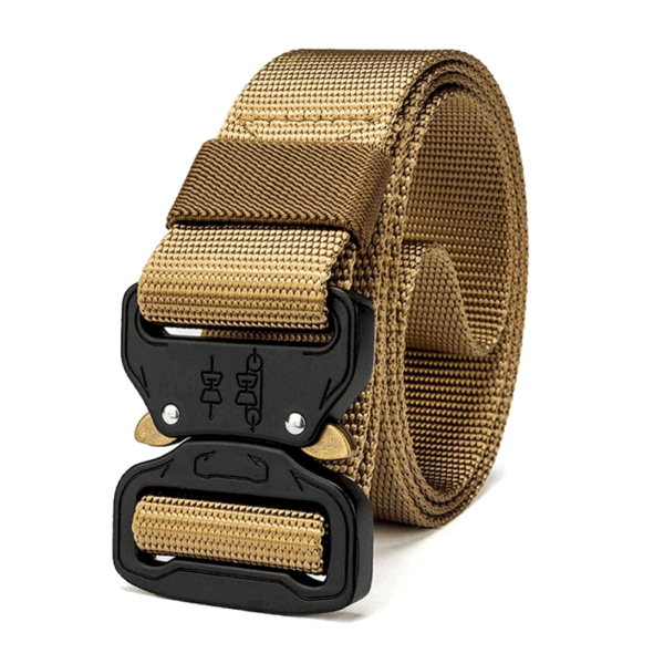 Heavy Duty Mens Tactical Belt with Buckle | Utility Nylon Rigger Belt